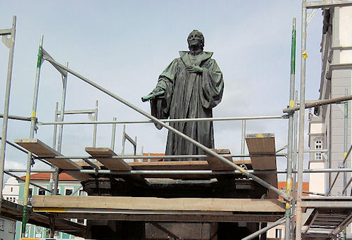 Melanchthon ohne Baldachin