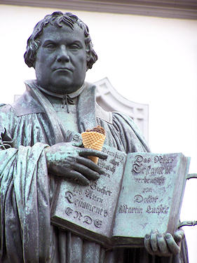 Luther und seine Eistüte