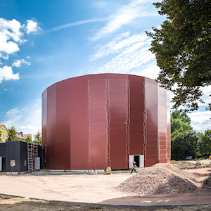 Das entstehende asisi Panorama in Wittenberg